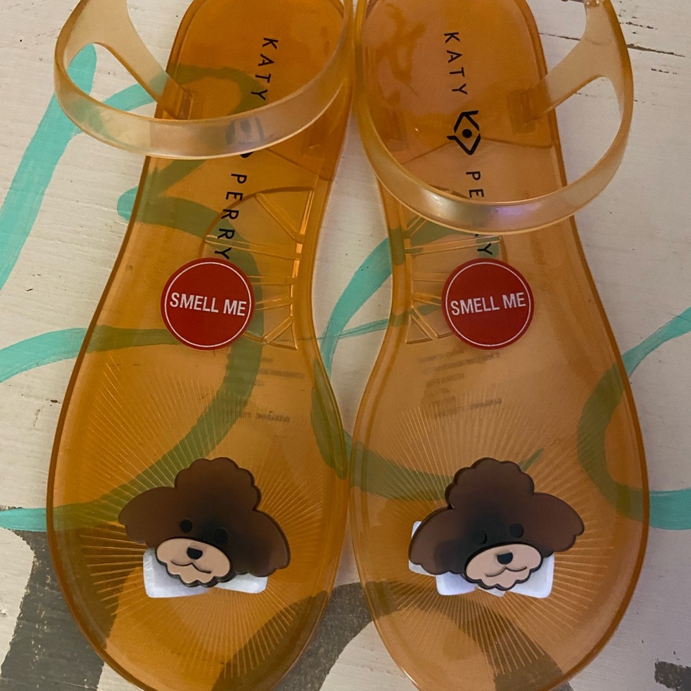 KATY PERRY “Nugget” Gel Sandals 7M NIB